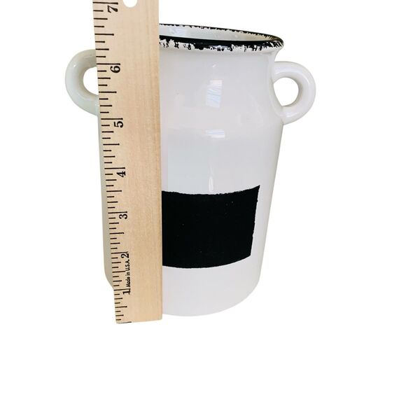 Organizing Crock with Chalkboard Front Holds Kitchen Tools & Utensils New Boxed - Picture 5 of 12